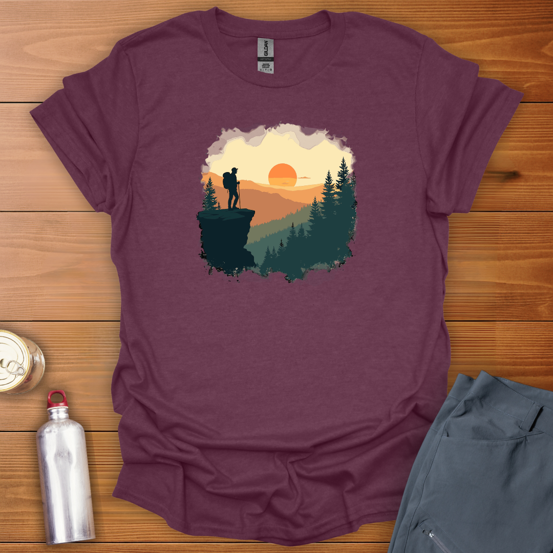 Hiker Sunrise T-Shirt