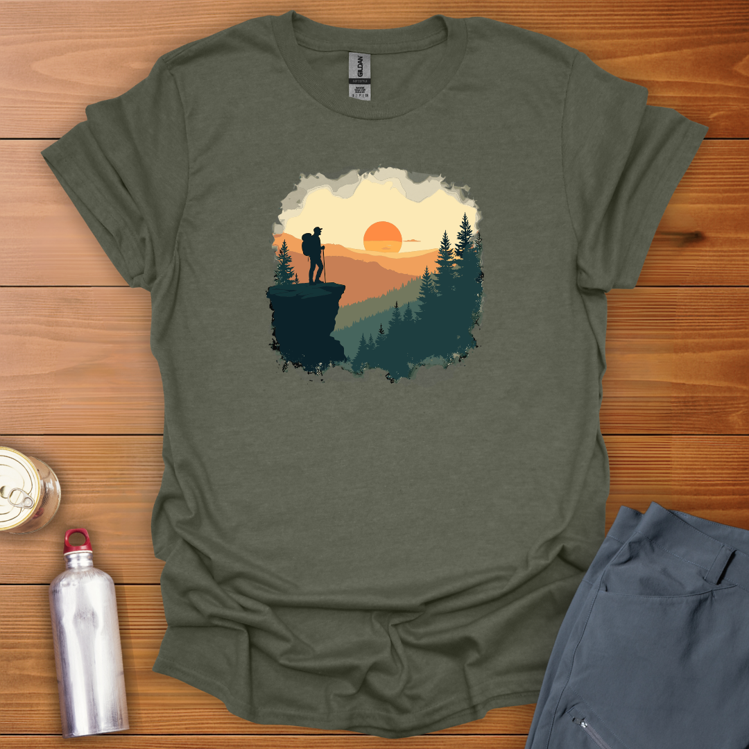 Hiker Sunrise T-Shirt