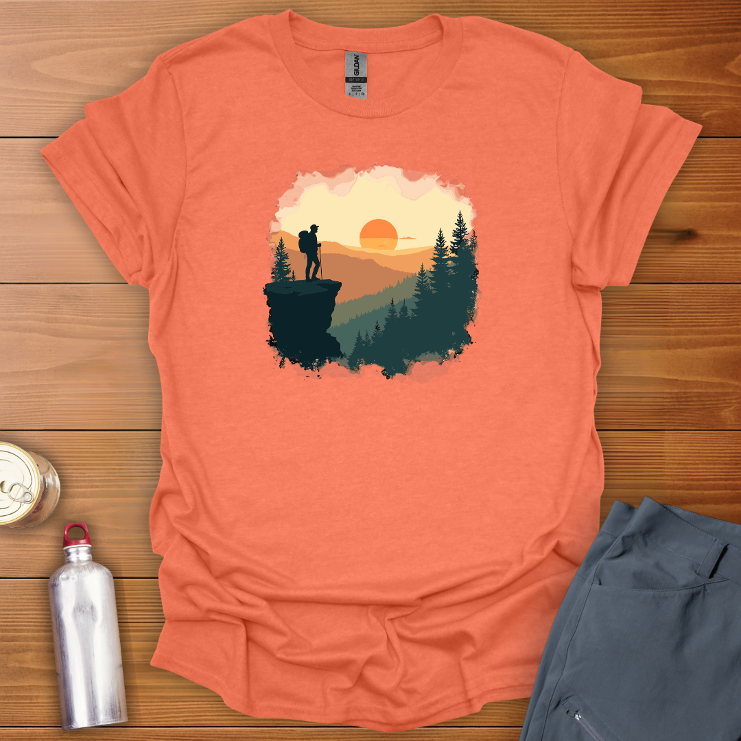 Hiker Sunrise T-Shirt