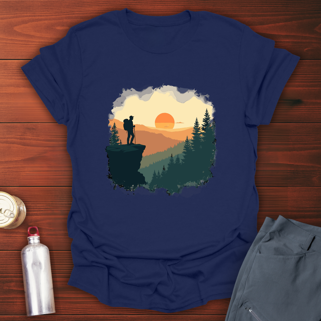 Hiker Sunrise T-Shirt