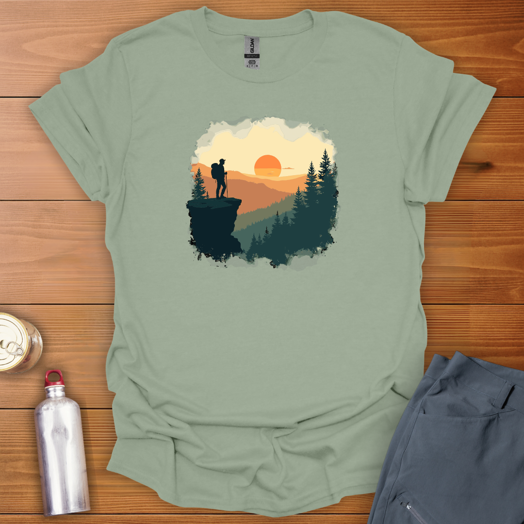 Hiker Sunrise T-Shirt