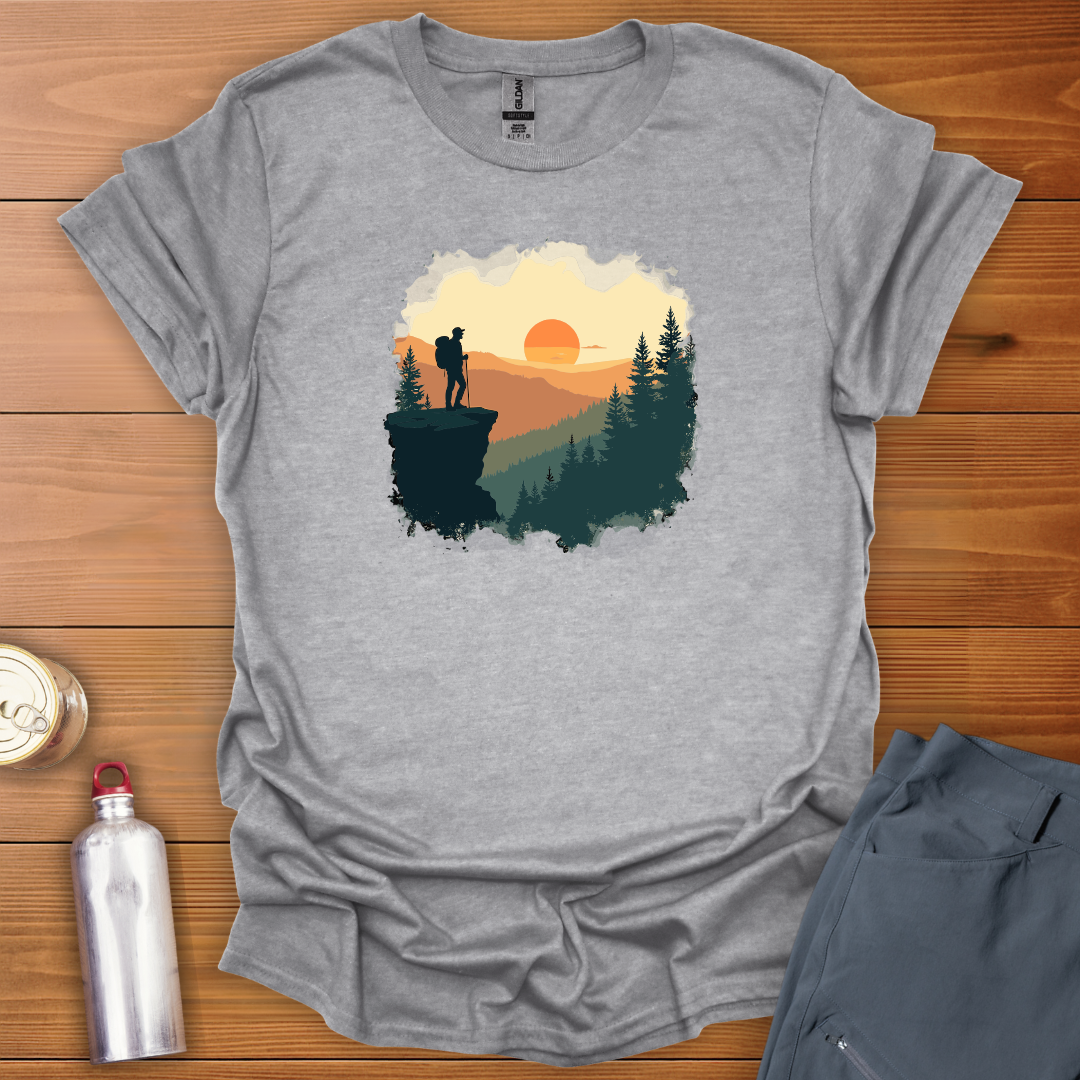 Hiker Sunrise T-Shirt