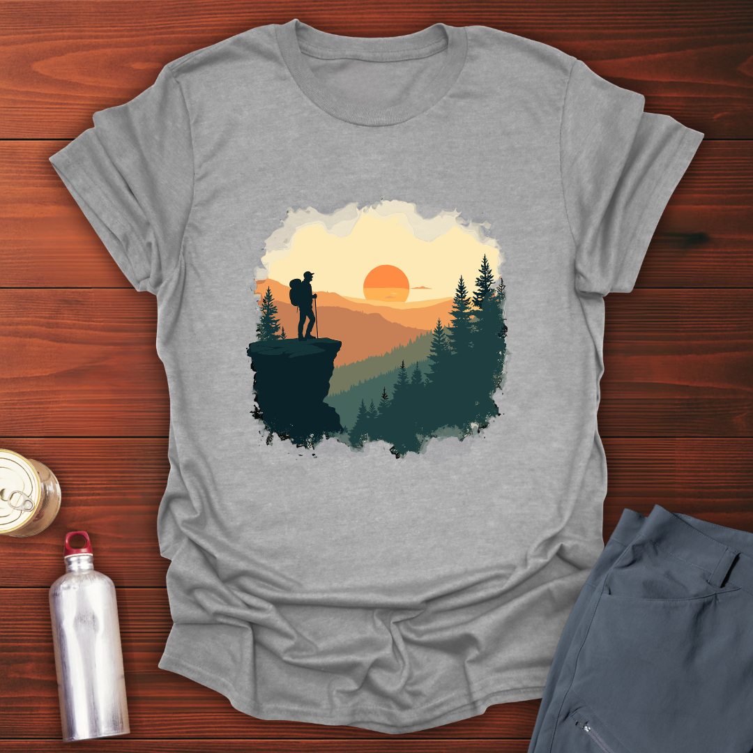 Hiker Sunrise T-Shirt