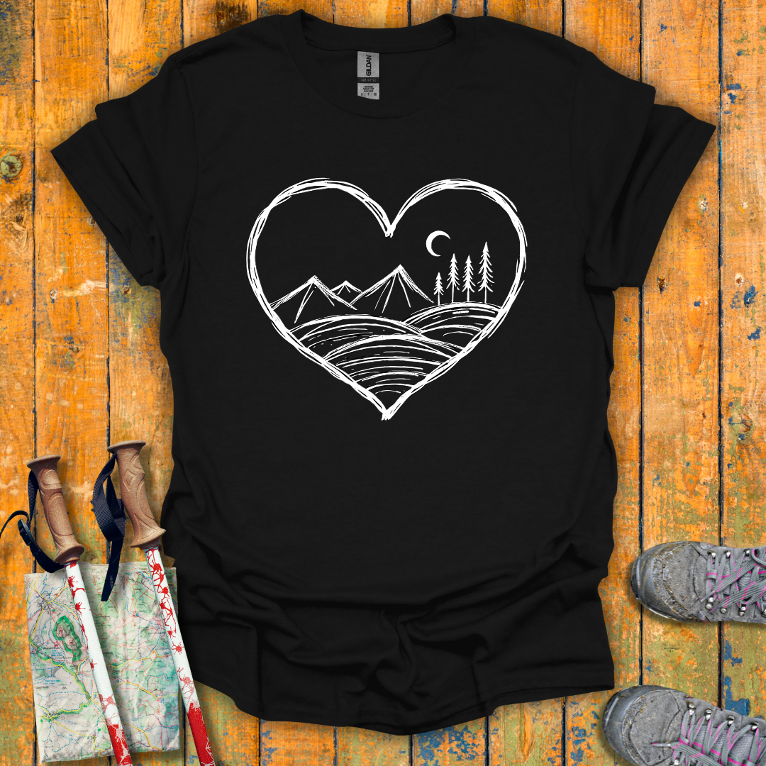 Sketch Heart T-Shirt