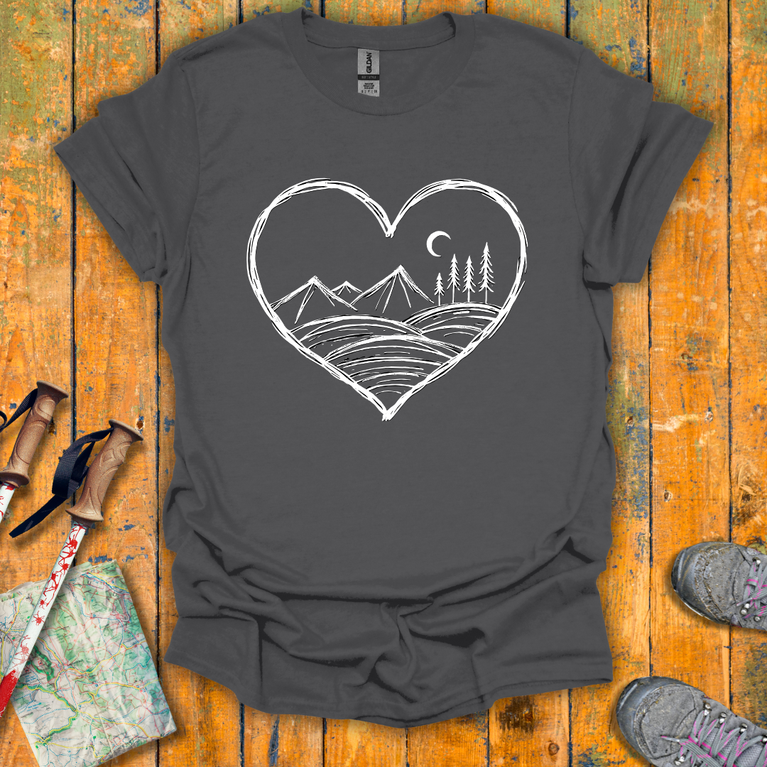 Sketch Heart T-Shirt