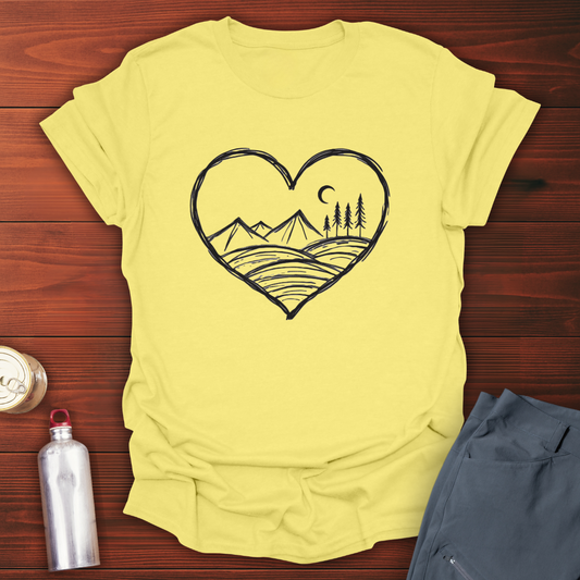 Sketch Heart T-Shirt