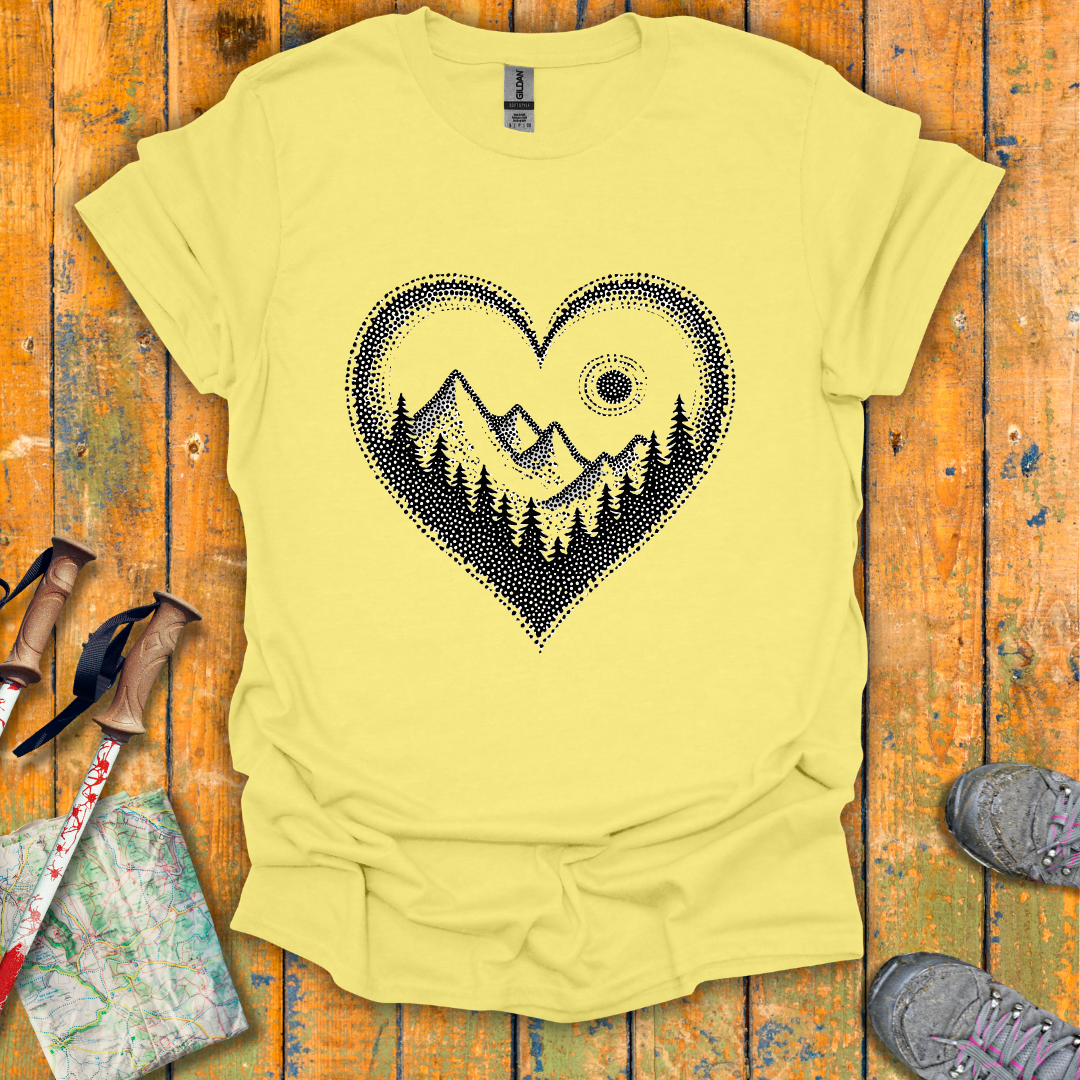 Pointillist Heart T-Shirt