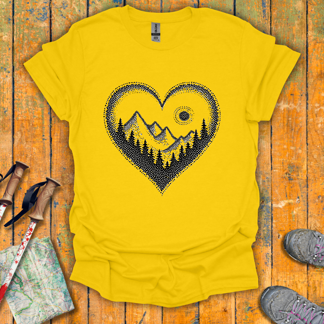 Pointillist Heart T-Shirt