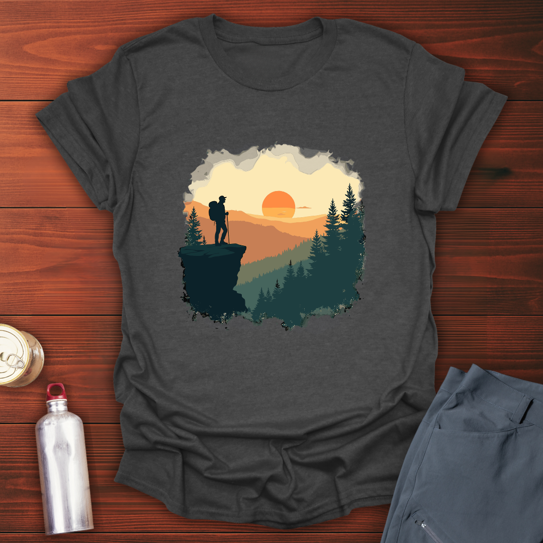 Hiker Sunrise T-Shirt