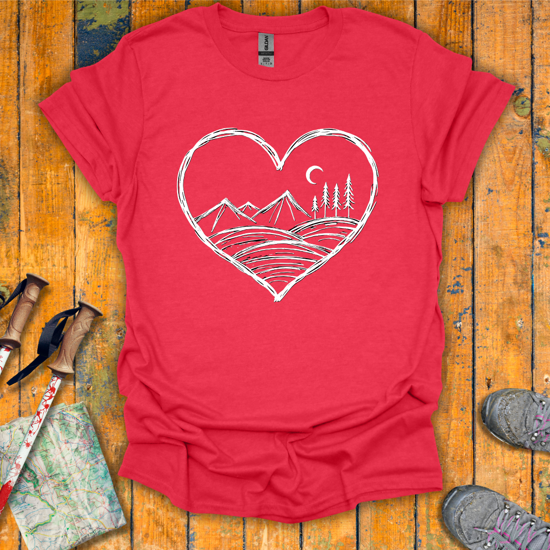 Sketch Heart T-Shirt