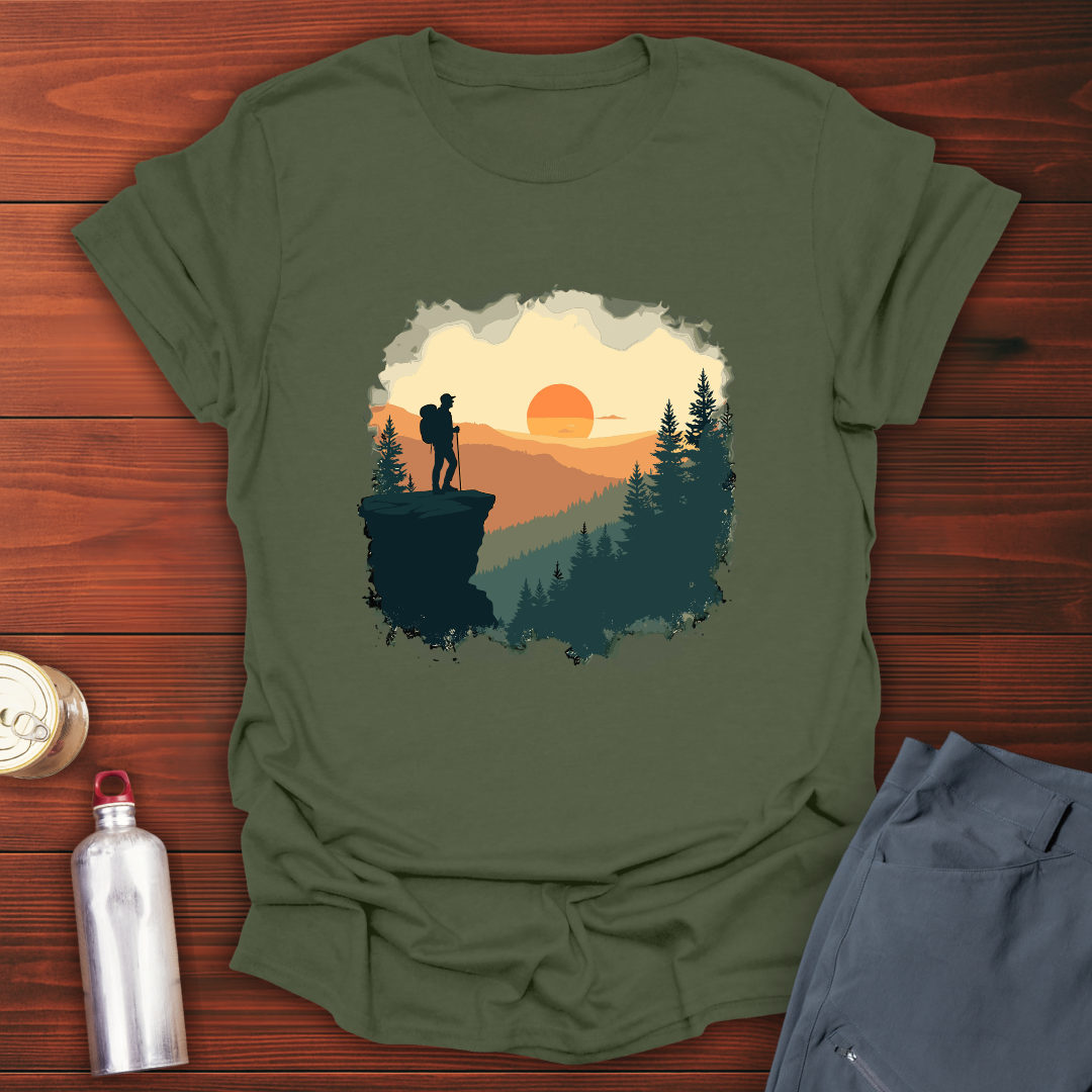 Hiker Sunrise T-Shirt