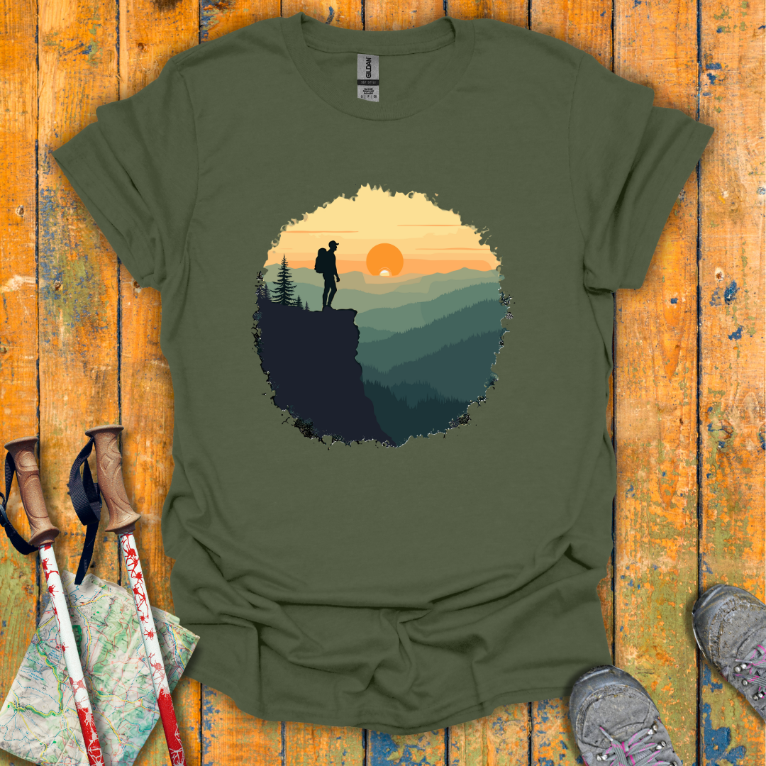 Hiker Sunrise T-Shirt