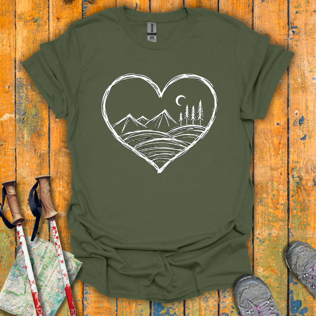 Sketch Heart T-Shirt