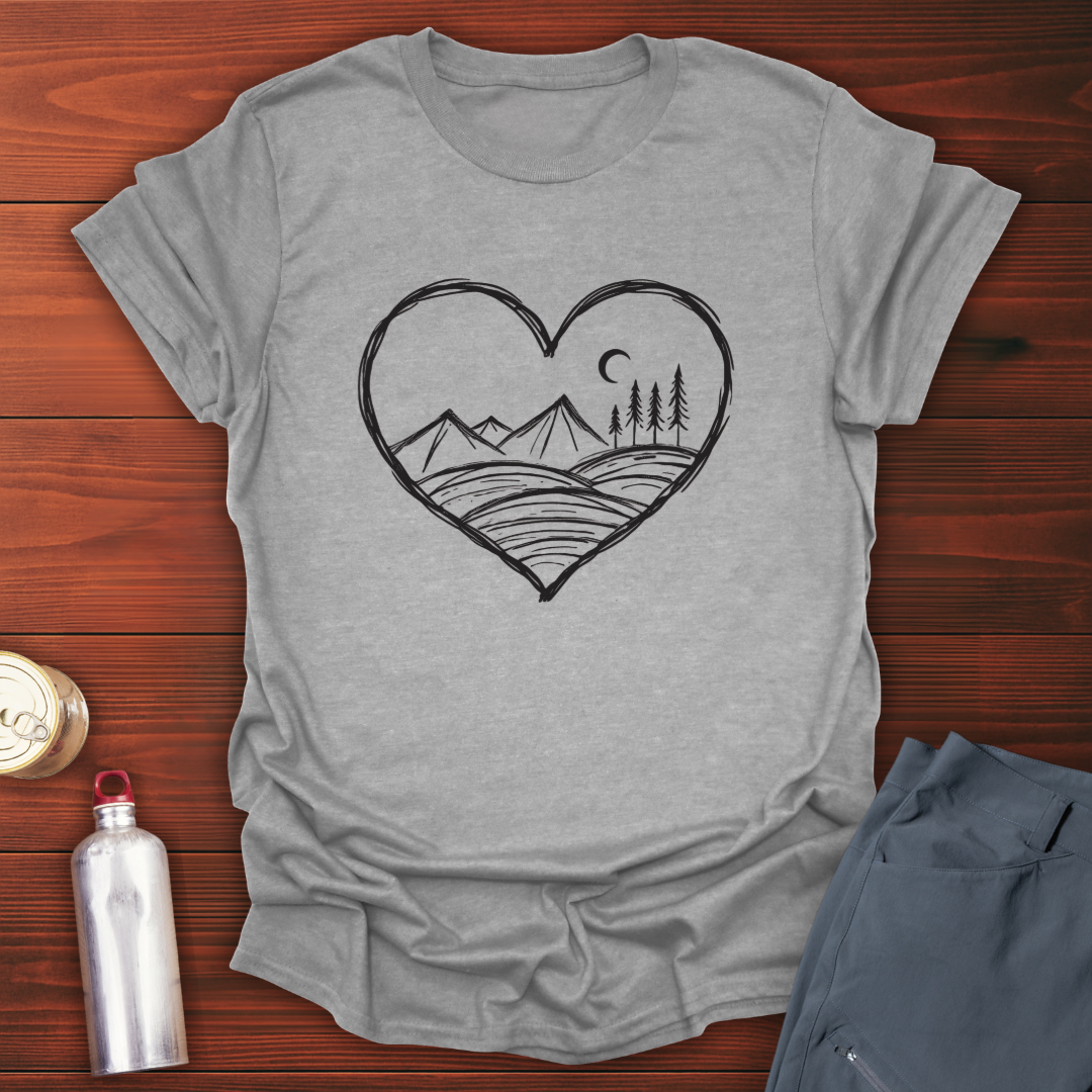 Sketch Heart T-Shirt