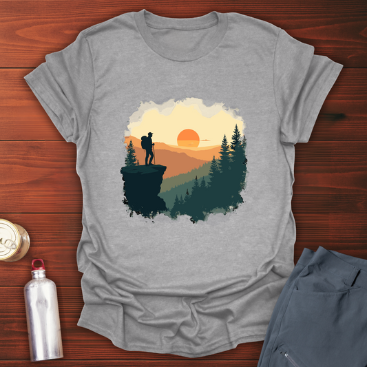 Hiker Sunrise T-Shirt